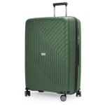Hauptstadtkoffer txl - grande valise rigide tsa 4 roulettes 76cm 120 litres vert fonc�