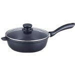 Haussmann h�ritage� - 24cm sauteuse rev�tement pierre avec couvercle en verre - hs - 2424