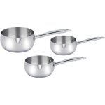 Haussmann h�ritage - set de 3 casseroles inox 16 / 18 / 20 cm - s�rie prestige - compatible induction ...