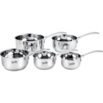 Haussmann hritage - 5 pices casserole inox professionnel - tous feux dont induction - - hm - 0517