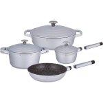 Haussmann hritage 9 pices batterie de cuisinehaute qualits revtement faon pierre - sans pfoa - ...
