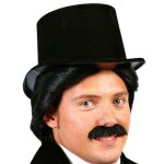 Chapeau haut - de - forme floqu� noir adulte