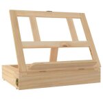Haut de gamme - chevalet de table avec tiroir 335x255x7 cm - bois massif de pin eu03 3178605