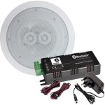 Haut - parleur 120w plafond encastrable waterproof hifi amplificateur stro e - audio b425bl bluetooth ...