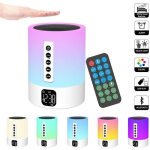 Haut - parleur bluetooth rgb aide au sommeil  bruit blanc avec fonction rveilveilleuse enfant 7 couleurs ...