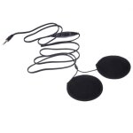 Haut - parleurs de casque d�coute moto - universel - noir - 3. 5mm - intercom - kit communication