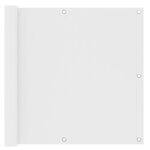 Haute qualit]5619 luxueux paravent brise vue cran de balcon blanc 90x500 cm tissu oxford