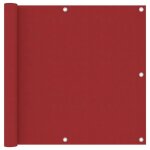 Haute qualit�]8928 luxueux paravent brise vue �cran de balcon rouge 90x500 cm tissu oxford