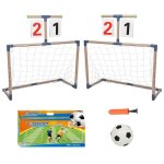 Haute qualit!!! but de football - avec ballon 16cm + pompe h 78 cm l 79 cm - huaimeipin