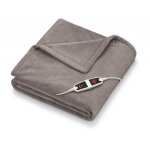 Couverture chauffante xxl taupe - beurer hd 150 ? 6 niveaux de temprature