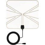 Antenne int�rieure - hd - 955t - transparente - ultra - plate - 1080p - uhf / vhf / fm