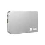Hdd 2. 5 usb 3. 0 disque dur externe mobile portable stockage 2to 2tb argent 12 * 7 * 1cm avec pochette ...
