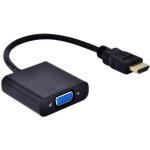 Adaptateur hdmi vers vga - root - 1080p - noir - c�ble - convertisseur