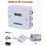 Hdmi vers av composite rca cvbs vid�o audio adaptateur convertisseur hdmi2av