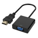 Hdmi vers vga 1080p plaqu� dor m�le � femelle c�ble adaptateur convertisseur hdmi vga pour chromebook ...