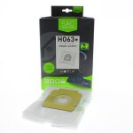 Sacs microfibres adaptable par 4 heho63 + pour aspirateur elcotec hoover severin freespace