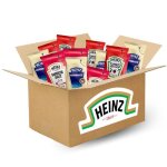 Heinz assortiment de 30 sticks individuels de sauce mayonnaise / ketchup / barbecue