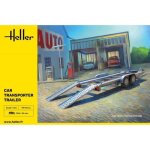 Heller - maquette remorque car transporter trailer heller80774 1:24 maquette char promo - ref : 15117 ...