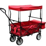 Hengda charrette de transport pliable chariot de jardin chariot de plage tout terrain brouette ext�rieure ...