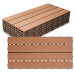 Hengda dalle de terrasse revêtement de sol 60 x 30 pour jardin terrasse marron 6 pièces dallage Hengda dalle de terrasse revêtement de sol 60 x 30 pour jardin terrasse marron 6 pièces dallage