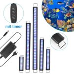 Hengda led aquarium rgb clairage rglables  spectre complet pour plantes d?aquarium deau douce 64 - ...