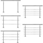 Hengmei 150cm rampe descalier main courante murale garde - corps acier inoxydable baguettes terrasse ... Hengmei 150cm rampe descalier main courante murale garde - corps acier inoxydable baguettes terrasse ...