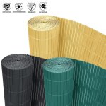Hengmei 300x180cm brise - vue en plastique pvc pour clture de anthracite balcon jardin et terrasse