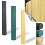 Hengmei 400x180cm brise - vue en plastique pvc pour clture de balcon anthracite jardin et terrasse
