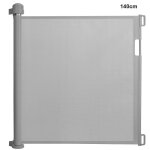 Hengmei barriere de securite enfant (0 à 140 cm) extensible et enroulable descaliers et portes gris Hengmei barriere de securite enfant (0 à 140 cm) extensible et enroulable descaliers et portes gris