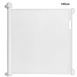 Hengmei barrire de scurit rtractable pour bbs (0  140 cm) extensible et enroulable descaliers ...