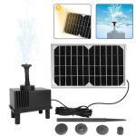 Hengmei diy solaire pompe de bassinfontaine solaire pompe  eau pour jardinplusieurs buses fontaine extrieur ...