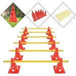 Hengmei kit de coordination de 18 pi�ces pour entra�nement de coordination haies dagilit� r�glable pour ...
