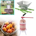Hengmei presse  fruits manuel broyeur  fruits hachoir 7l moulin  pure hachoir + 6l chne pressoir ...