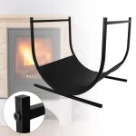 Hengmei stand de bois de chauffage support bois de chemine sac pour bches magnifiques charge 30kg(44. ...