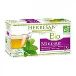 Herbesan bio infusion minceur saveur menthe n°6 - 20 sachets Herbesan bio infusion minceur saveur menthe n°6 - 20 sachets
