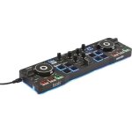 Hercules dj control starlight - contrleur dj usb portatif - 2 pistes - 8 pads - carte son intgre - ...