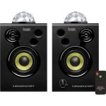 Hercules djspeaker 32 party - enceintes de monitoring actives - 2 x 15 watts rms - dome lumineux (4 modes) ...