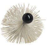 Herisson rond pvc avec boule bakelite / diam 150 mm