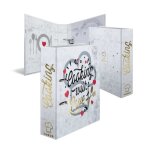 Herma 19669 classeur  anneaux a4 or rouge blanc