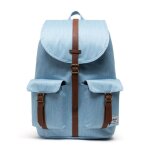 Herschel sac  dos bleu pour femme - dawson backpack light denim crosshatch 132368