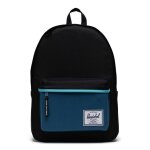 Herschel sac  dos noir bleu pour femme et homme - classic x - large backpack black / blue ashes / blue ...