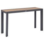 Hesp�ride - console de jardin en aluminium effet bois evasion - honey et graphite