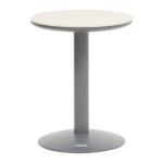 Hesp�ride - table dappoint de jardin ronde soletia - graphite