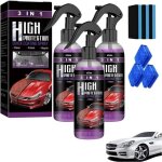High protection 3 en 1 voiture high protection quick car coating spray pour carrosserie rpare facilement ...