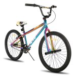 Hiland 26 kids bmx freestyle bike avec 2 repose - pieds en acier et roue libre rotation � 360 degr�s ...
