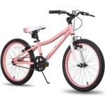 Hiland vlo de montagne 20 pouces pour enfants de 7 8 9 10 11 12 ans frein en v1 vitesses unique - rose ...