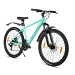 Hiland vtt adulte 26 pouces unisexe 21 vitesses cadre en aluminium fourche � suspension freins � disque ...