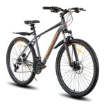 Hiland vtt aluminium 21 vitesses freins  disque hydrauliques fourche suspendue lock - out roue de 275 ...