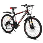 Vtt - hiland multi - rayons - drailleur shimano 21 vitesses - cadre en aluminium - roues 27. 5 - freins ...