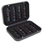 Hililand kit dassortiment de mouches de pche 40 pices leurres de pche  la mouche appts avec bote ...
